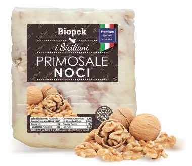 Primosale porzionato alle noci Biopek