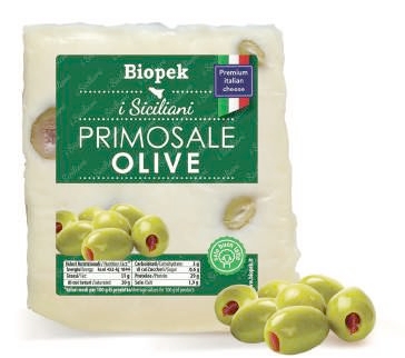Primosale porzionato alle olive Biopek