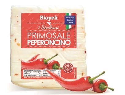 Primosale porzionato al peperoncino Biopek