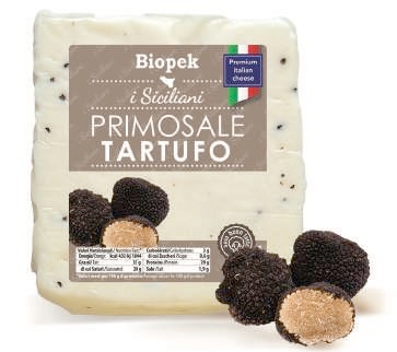 Primosale porzionato al tartufo Biopek