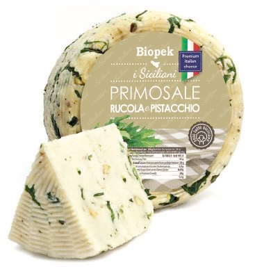Primosale rucola e pistacchio Biopek